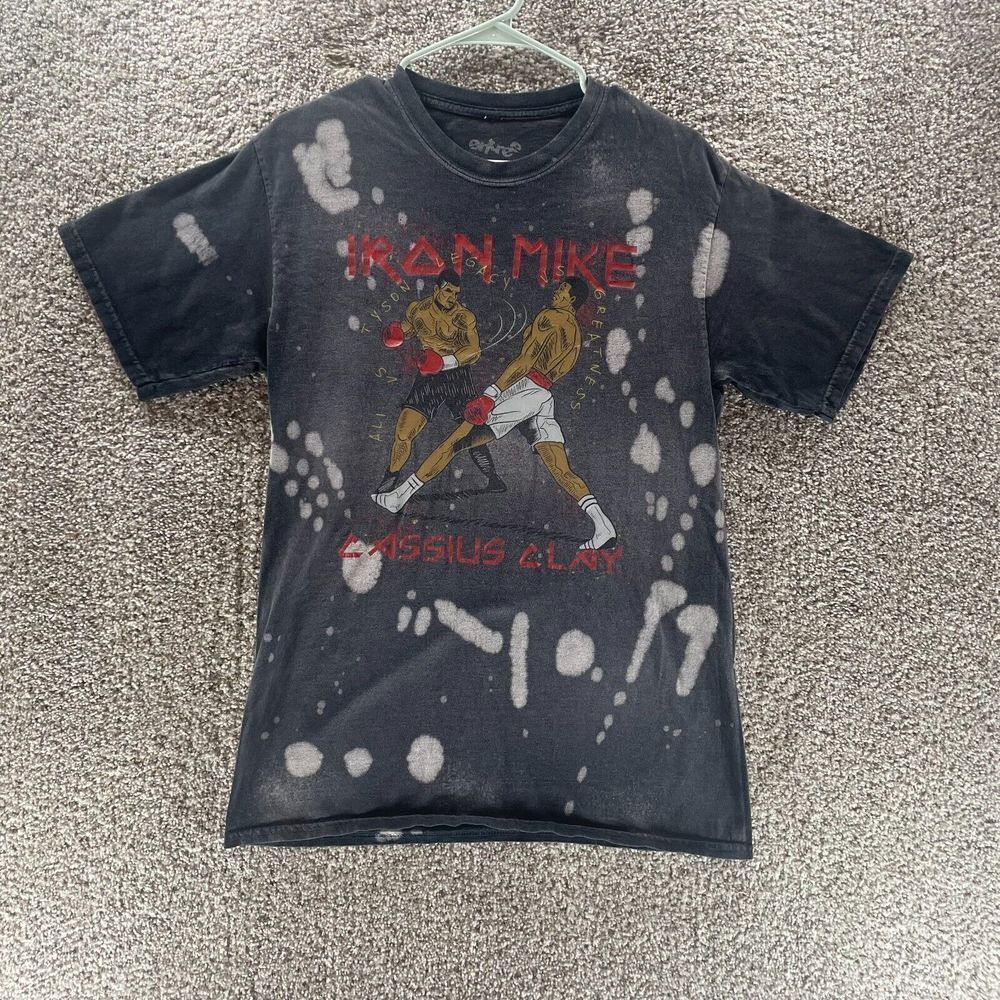 Entree Shirt Mens Small Black Iron Mike Cassius Clay Legacy‎ VS Greatness Boxing